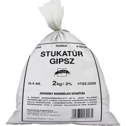 Poli-Farbe stukatúr gipsz 2 kg