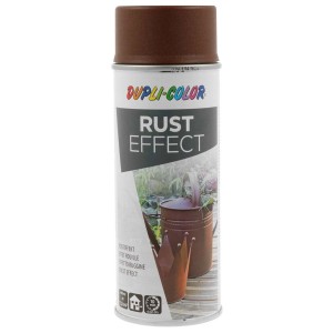 Barna rozsda hatású spray festék a Dupli-Colortól kreatív barkács projektekhez.