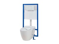 Fali WC szett ülőkével Uno fehér Fali WC szett ülőkével Uno fehér