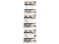 Hettich vezetősínszett 1 cm x 14+2 cm x 28
