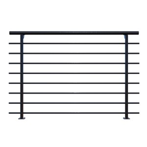 Minka Orion Top korlátrendszer, 1,5 m, antracit, padlóra szerelhető. Modern design beltéri és kültéri használatra.