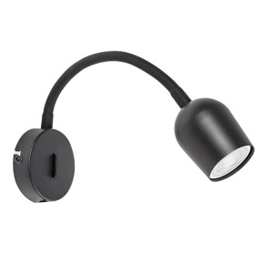 Rábalux LIANET spotlámpa matt fekete GU10 1x MAX 15W IP20