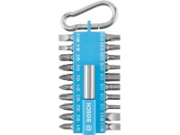 Bosch csavarozófej-készlet karabinerrel világoskék 21 részes Bosch csavarozófej-készlet karabinerrel világoskék 21 részes