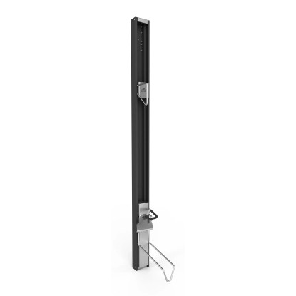 Biohort falra szerel. Bikelift kerti házhoz 16 cm x 38 cm x 180 cm s.sz.-metál