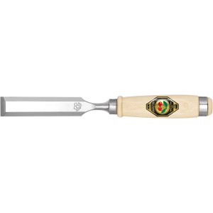 Kirschen véső, 10 mm, fa nyéllel. Fafeldolgozó eszköz.