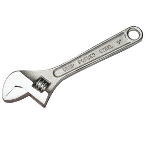 LUX Classic állítható villáskulcs, 150 mm, állítható csavarkulcs különböző méretekhez.