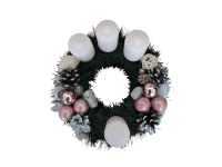 Műfenyős adventi koszorú 20 cm Műfenyős adventi koszorú 20 cm