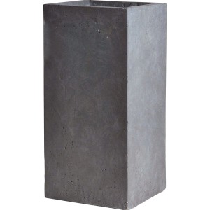 Szürke M Collections Cubihi virágláda, 28x60 cm, Fibreclay anyagból.