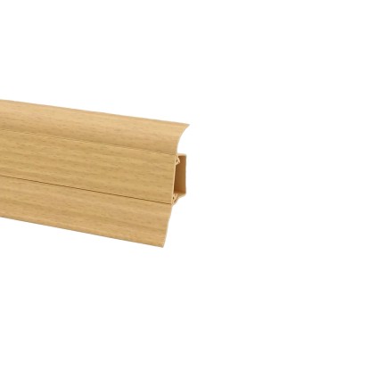 Szegőléc kábelcsatornával SLK50 sárga bükk