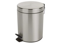 Spirella Sydney pedálos szemetes fém 3 l szálcsiszolt