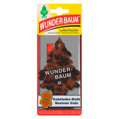 Wunderbaum légfrissítő valódi bőr illat