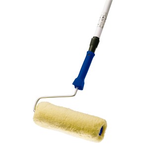 LUX 25 cm-es homlokzati henger teleszkópos nyéllel, enyhén strukturált felületekhez.