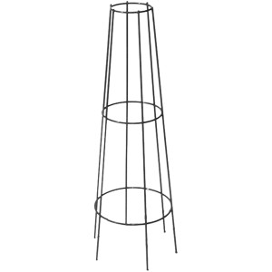 Bellissa kúpos növénytámasz, 80 cm, horganyzott. Kúszónövény tartó kertbe és teraszra.