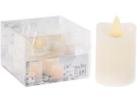 LED-es gyertyák 7 cm elefántcsont 4 darabos készlet LED-es gyertyák 7 cm elefántcsont 4 darabos készlet