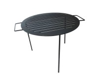 Grillrostély vas 40 cm 3 lábú