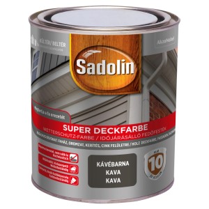 Consolan időjárásálló festék kávébarna, selyemfényű, 750 ml doboz. Időjárásálló és rugalmas fára.