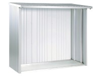 Biohort hátfal WoodStock 150-hez ezüstmetál 145,5 x 1,1 x 196,5 cm Biohort hátfal WoodStock 150-hez ezüstmetál 145,5 x 1,1 x 196,5 cm