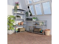 Ar Shelving Rivet Outdoor L polcállvány 180 cm x 100 cm x 38 cm Ar Shelving Rivet Outdoor L polcállvány 180 cm x 100 cm x 38 cm