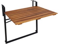Vinto acél akác erkély-függőasztal olajozott FSC 60 x 57 x 43 cm összecsukható