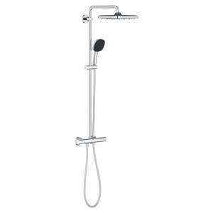 Grohe Vitalio Comfort 250 zuhanyszett termosztáttal, fej- és kézizuhannyal, króm.