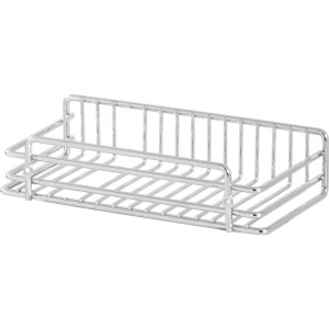 Króm Fregate drótkosár falra szereléshez, 70x252x130mm, fürdőszobai és zuhanyzó eszközökhöz.