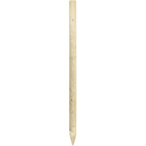 Zöld KDI kerítésoszlop, Ø 8 cm, 150 cm, ideális vadász- és függőleges kerítésekhez.