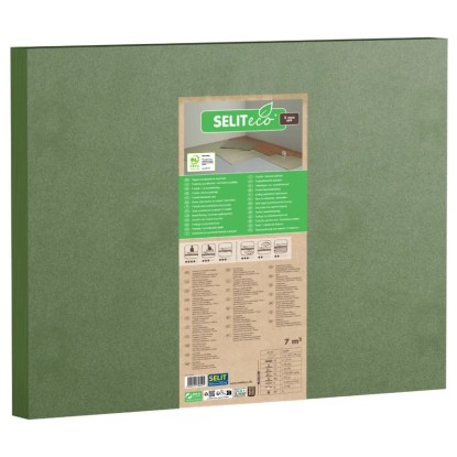 Ökolit® fa rostlemez hangszigetelés, 5 mm vastag, 7 m²-es csomag parkettához és laminált padlóhoz.