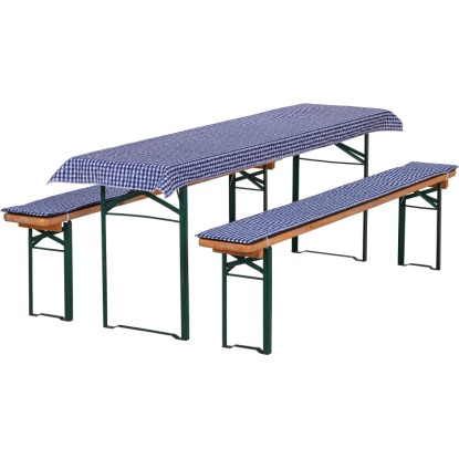 Párnakészlet sörsátor garnitúrához kék-fehér