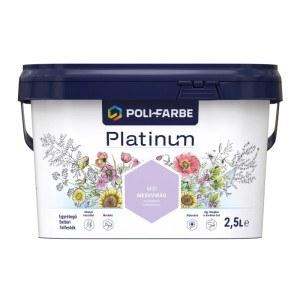 Poli - Farbe Platinum beltéri falfesték diszperziós Mesevirág matt 2,5 l