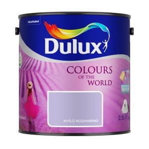 Dulux Colours of the World falfesték vödör, Nyíló Rozmaring (virágzó rozmaring) színárnyalat, 2,5L.