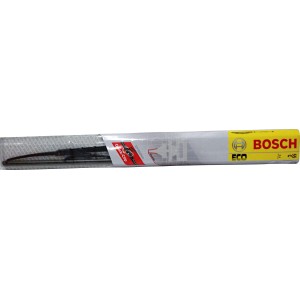 Bosch Eco ablaktörlő dobozban, autós tartozék karbantartáshoz és javításhoz.