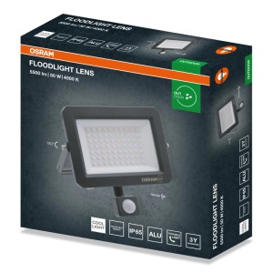 Osram FL Lens lencsés reflektor mozgásérzékelővel 50W 4000K IP65