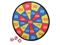 Happy People gyermek darts tábla tépőzáras golyókkal 37 cm átmérő 4 részes