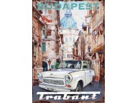 Retro-Gift Hűtőmágnes - Basilica Trabant