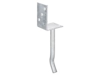 L alakú oszloptartó szeglemez kőkapoccsal tűzihorganyzott 200 mm x 80 mm x 60 mm L alakú oszloptartó szeglemez kőkapoccsal tűzihorganyzott 200 mm x 80 mm x 60 mm