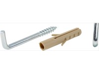 LUX csavaros kampó egyenes 3,8 mm x 50 mm horganyzott 2 darab LUX csavaros kampó egyenes 3,8 mm x 50 mm horganyzott 2 darab