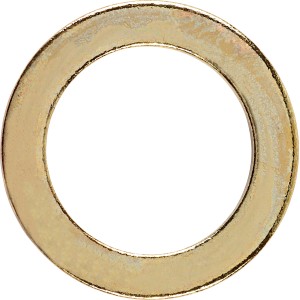 LUX-TOOLS távtartó alátét zsanérhoz sárgaréz bevonattal átmérő 12 mm 12 db