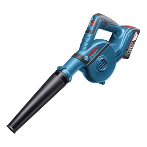 Bosch Professional GBL 18 V-120 akkus fúvó kék-fekete színben. Kompakt lombfúvó gyors tisztításhoz.