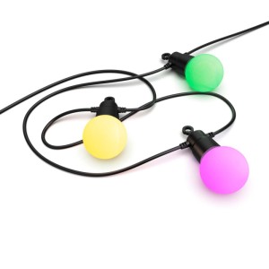 Hama okos Wifi kültéri LED füzér 8 m RGB 12 izzó