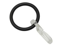 Gardinia Kos függönykarikák 27 mm átmérő fekete 6 darabos csomag Gardinia Kos függönykarikák 27 mm átmérő fekete 6 darabos csomag