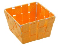 Wenko Adria Mini Square tárolókosár 9 cm x 14 cm x 14 cm narancssárga Wenko Adria Mini Square tárolókosár 9 cm x 14 cm x 14 cm narancssárga