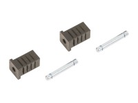 Rögzítőkészlet, csap és zártszelvény hüvely