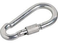 Karabinerhorog horganyzott 100 mm x 50 mm x 8 mm