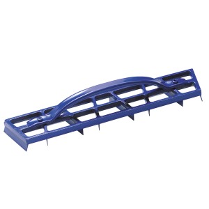 Kék LUX Classic gipszhobel, 50 cm, alumíniumból, acél pengékkel.