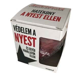 A t.b.t. termék csomagolása nyestek és más vadállatok elleni védelemre.
