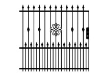 Dalma nagykapu bal fekete egyenes1,7 m x 1,61 m