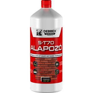Debbex S-T70 csempe alapozó, javítja a tapadást, kiadósság 40 m².