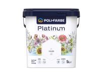 Poli - Farbe Platinum beltéri falfesték diszperziós Fehér matt 5 l