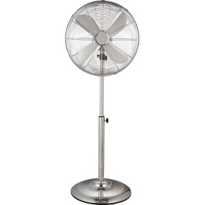 Króm színű SV 50-40 álló ventilátor, Ø 40 cm átmérővel.