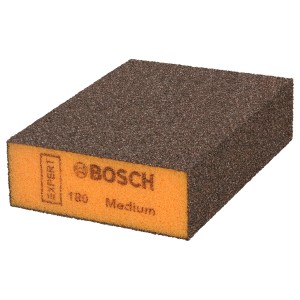 Bosch Expert S471 csiszolószivacs, közepes szemcse, 69x97x26mm, csiszoláshoz és simításhoz.
